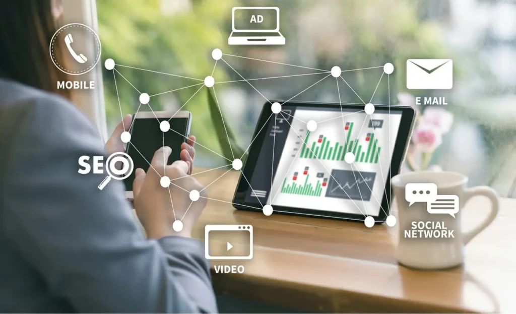 Different digital marketing channels explained.